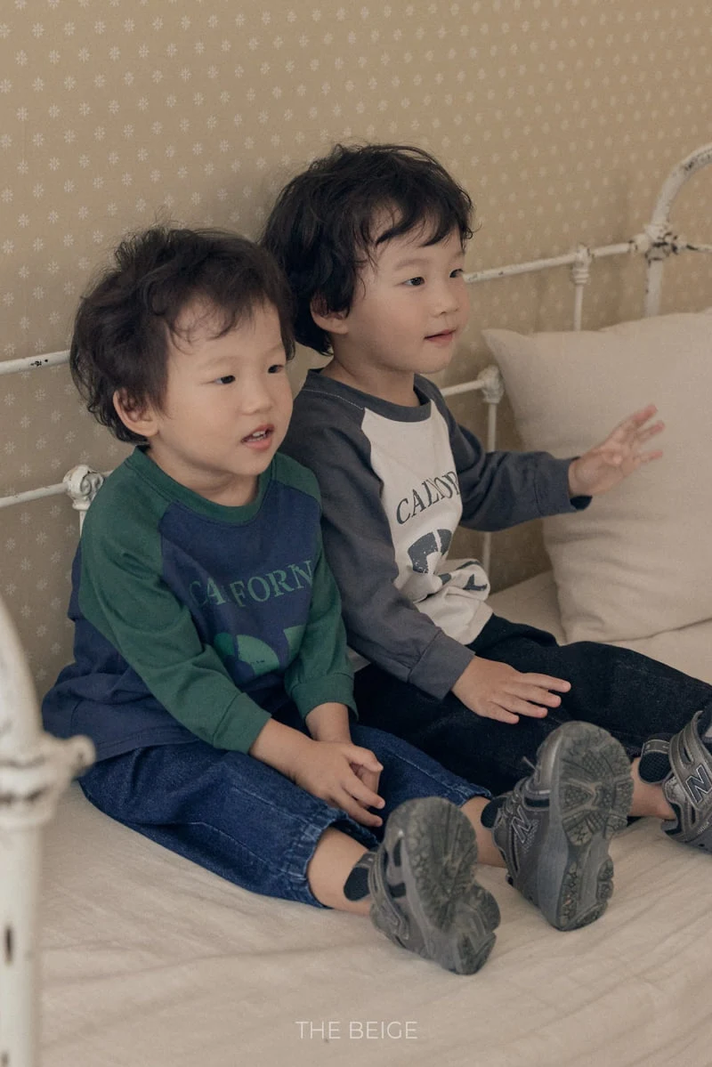 The Beige - Korean Baby Fashion - #babyoutfit - Pin Tuck Denim Pants - 3