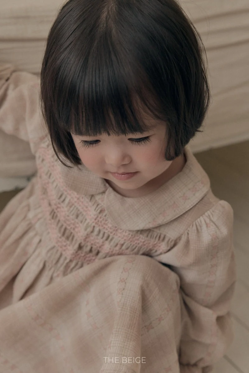 The Beige - Korean Baby Fashion - #babywear - Smock One-piece - 8