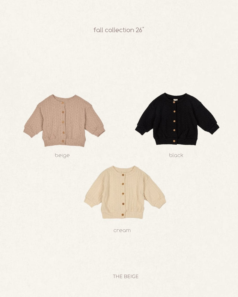 The Beige - Korean Baby Fashion - #onlinebabyboutique - 26 Knit Cardigan - 10