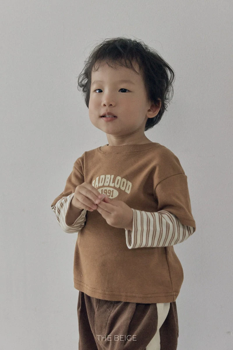 The Beige - Korean Baby Fashion - #onlinebabyboutique - Layered Tee - 3