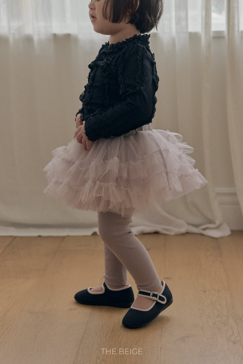 The Beige - Korean Baby Fashion - #onlinebabyboutique - Ruffle Tee - 2