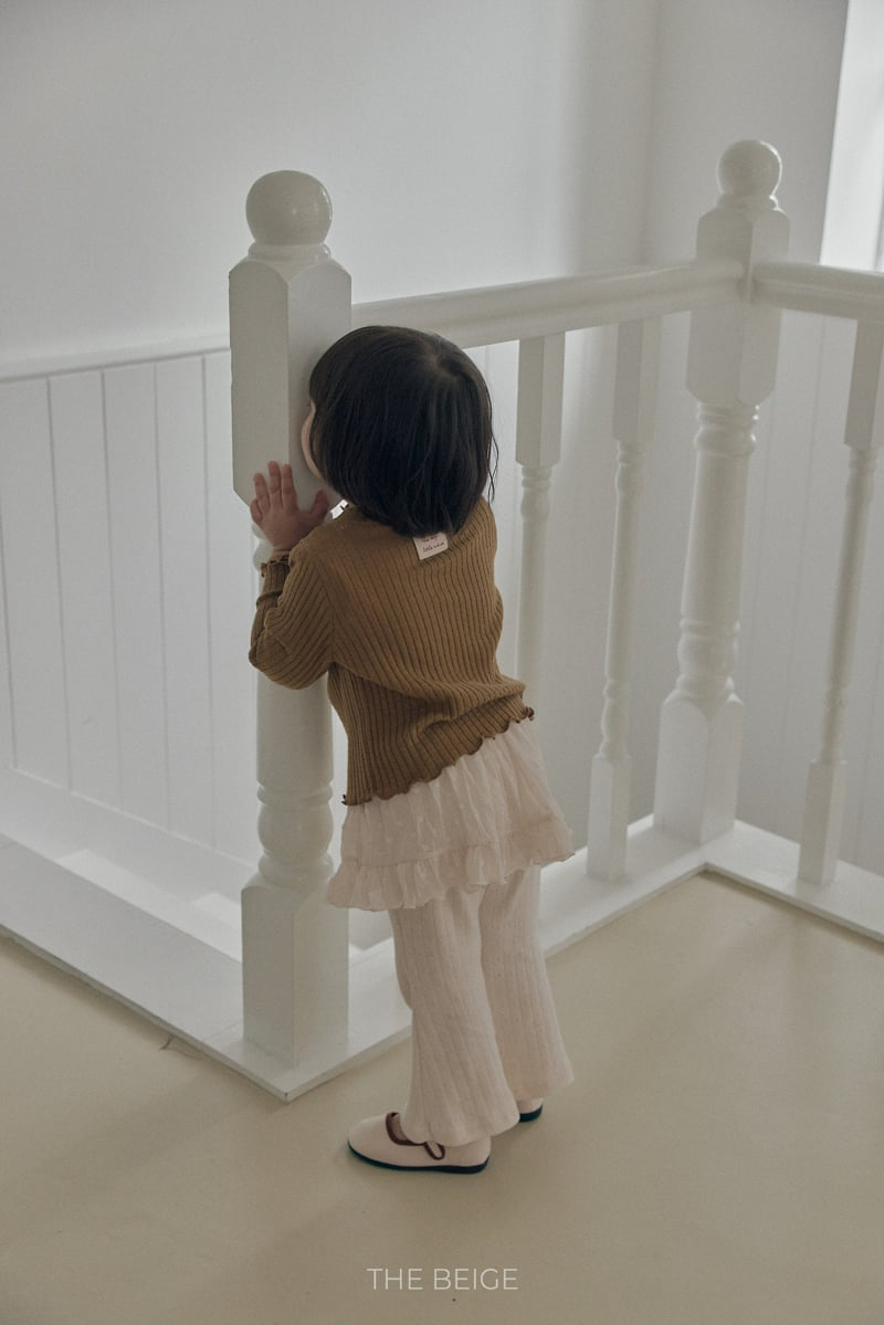The Beige - Korean Baby Fashion - #onlinebabyboutique - Chiffon Skirt Pants - 3