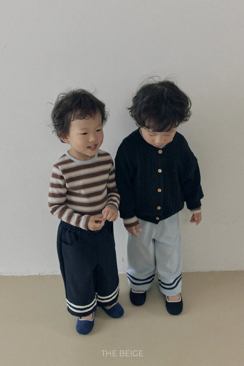The Beige - Korean Baby Fashion - #onlinebabyboutique - Tape Pants - 2