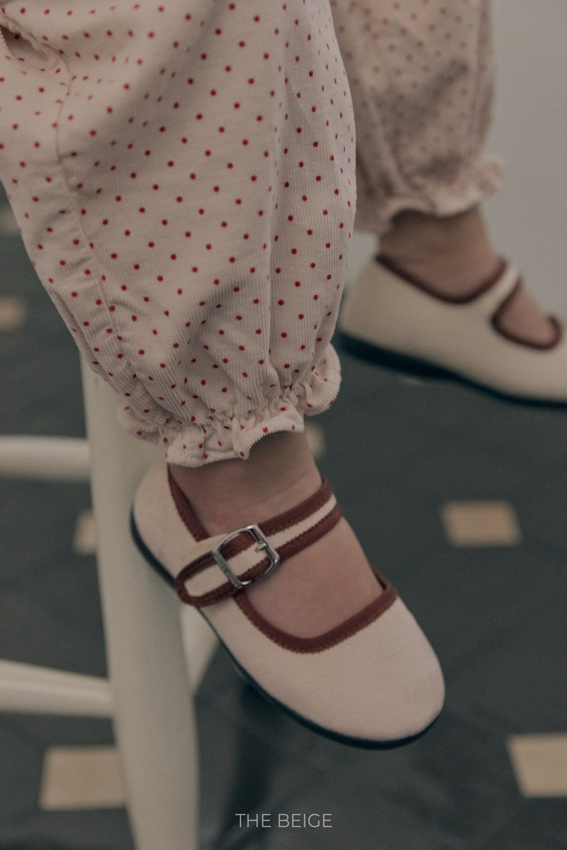 The Beige - Korean Baby Fashion - #onlinebabyboutique - Dot Frill Pants