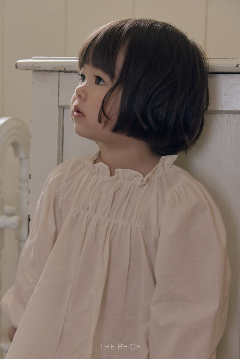 The Beige - Korean Baby Fashion - #onlinebabyshop - Shirring Blouse - 7