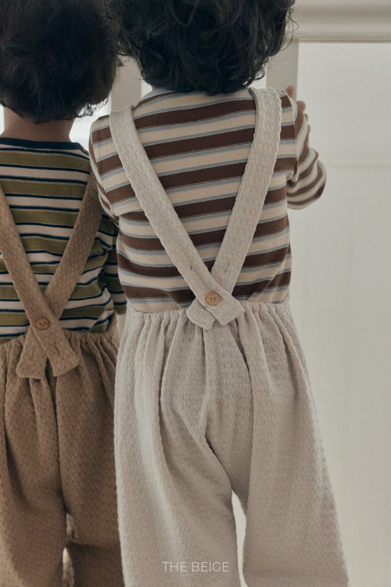 The Beige - Korean Baby Fashion - #onlinebabyshop - Knit Overalls - 10