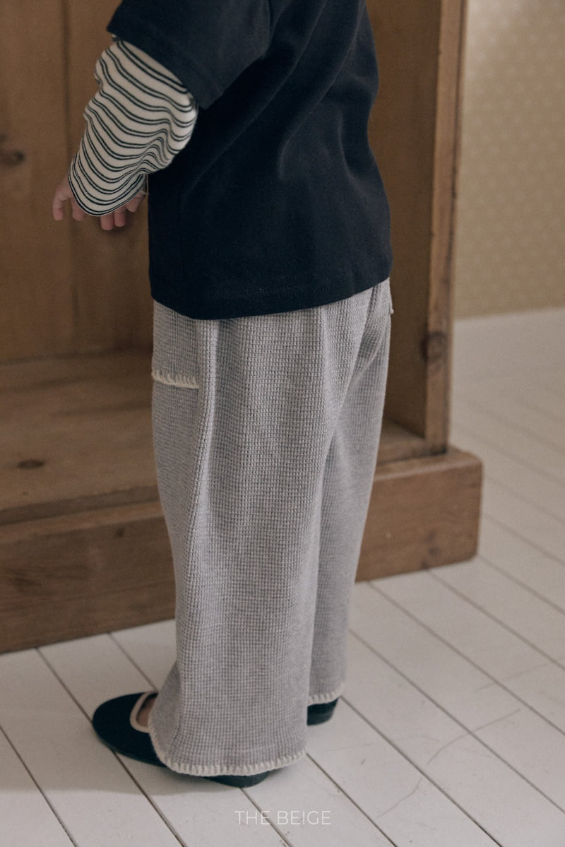 The Beige - Korean Baby Fashion - #onlinebabyshop - Mellow Waffle Pants - 8