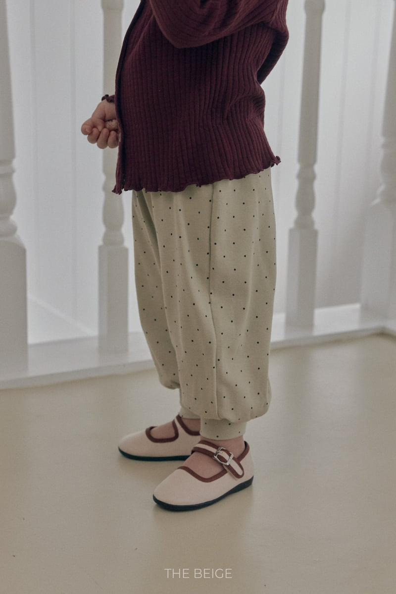 The Beige - Korean Baby Fashion - #onlinebabyshop - Aladdin Dot Pants