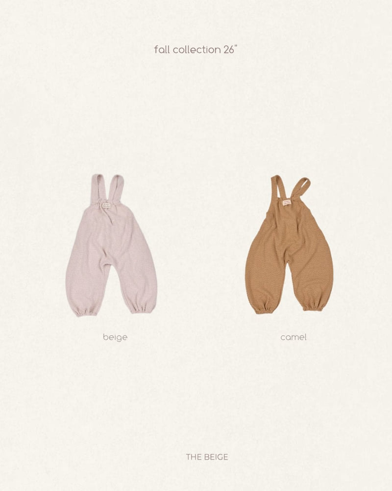 The Beige - Korean Baby Fashion - #smilingbaby - Knit Overalls - 11