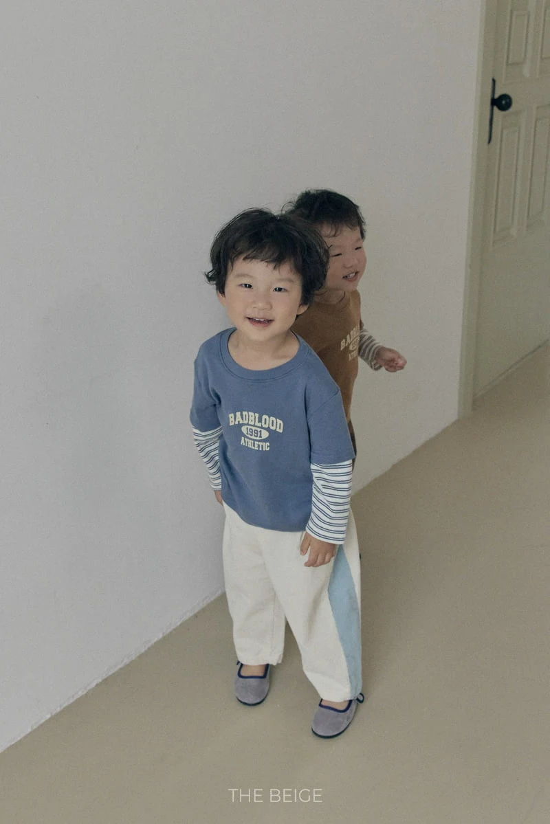 The Beige - Korean Baby Fashion - #smilingbaby - Contrast Corduroy Pants - 7