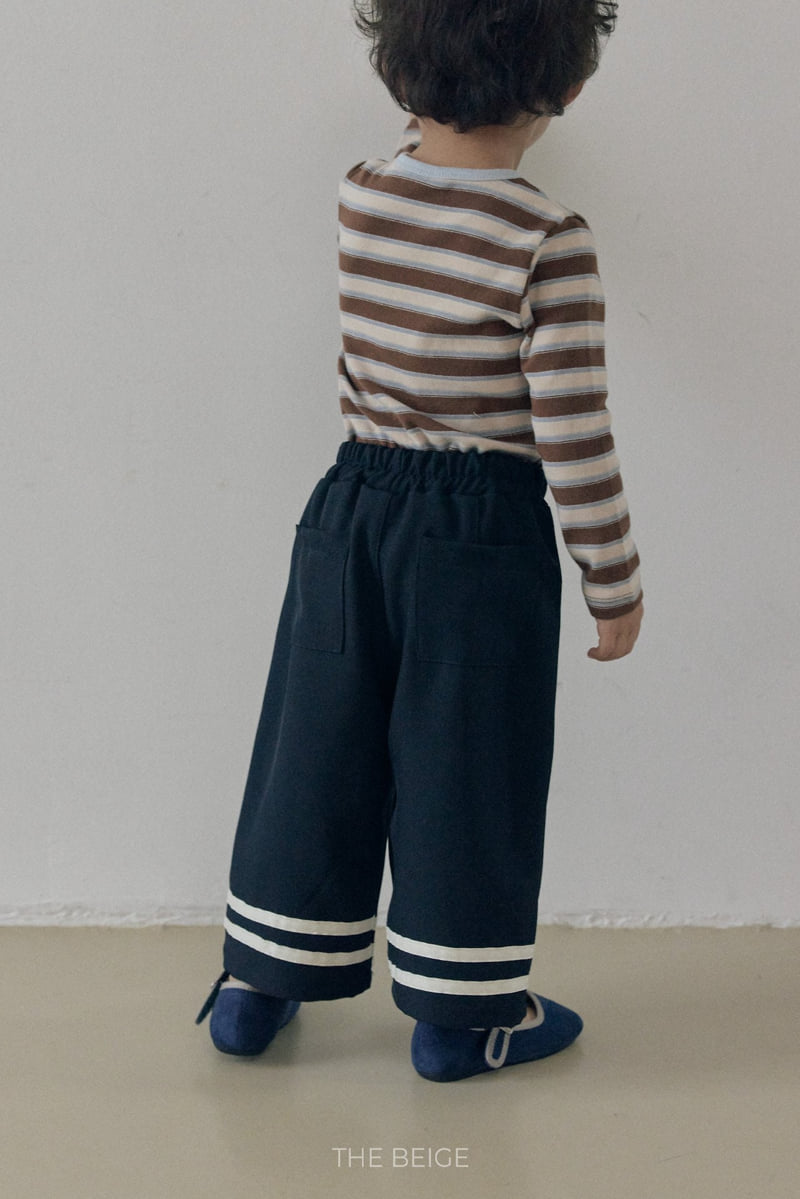 The Beige - Korean Baby Fashion - #onlinebabyshop - Tape Pants - 4