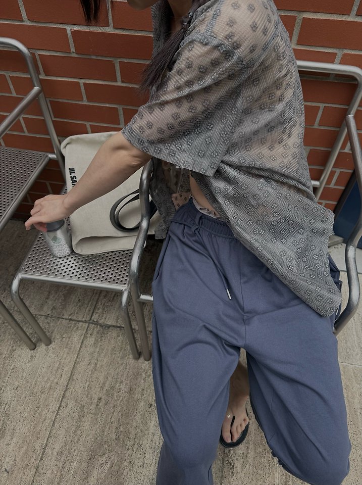 Uoov - Korean Women Fashion - #momslook - Bermuda Jogger Pants - 2