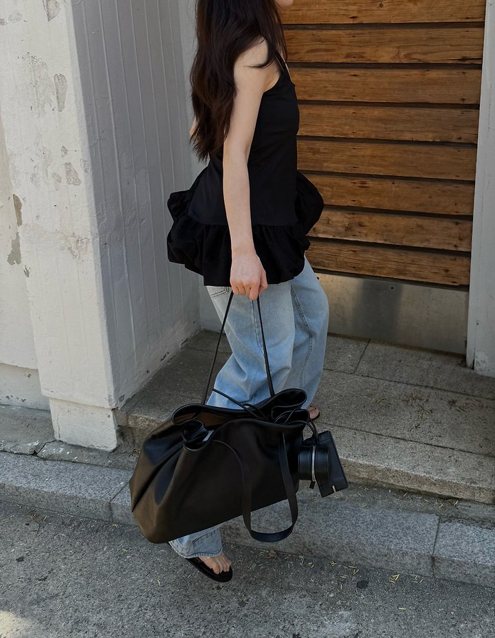 Uoov - Korean Women Fashion - #momslook - Liz Balloon Sleeveless - 11