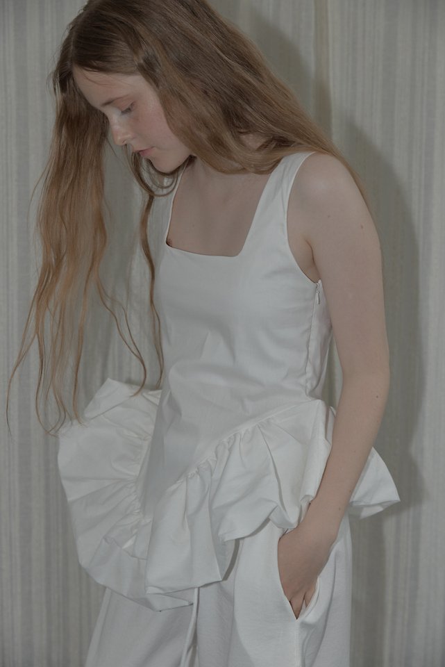 Uoov - Korean Women Fashion - #momslook - Liz Balloon Sleeveless - 5