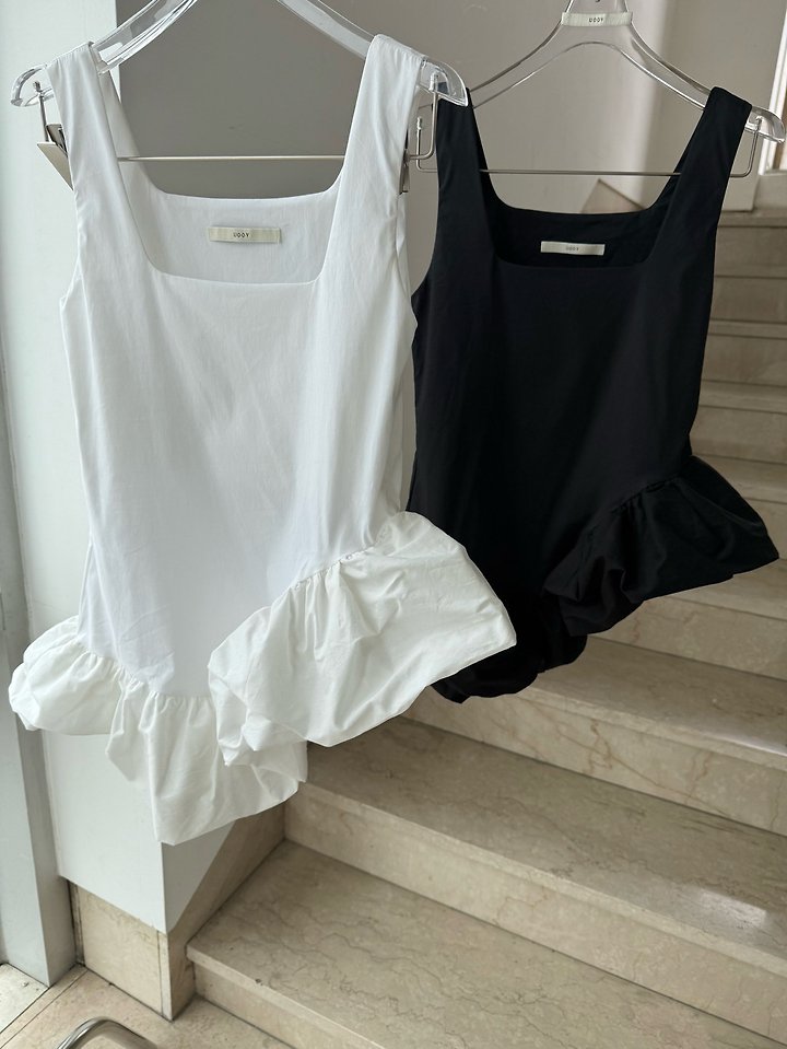 Uoov - Korean Women Fashion - #momslook - Liz Balloon Sleeveless - 9