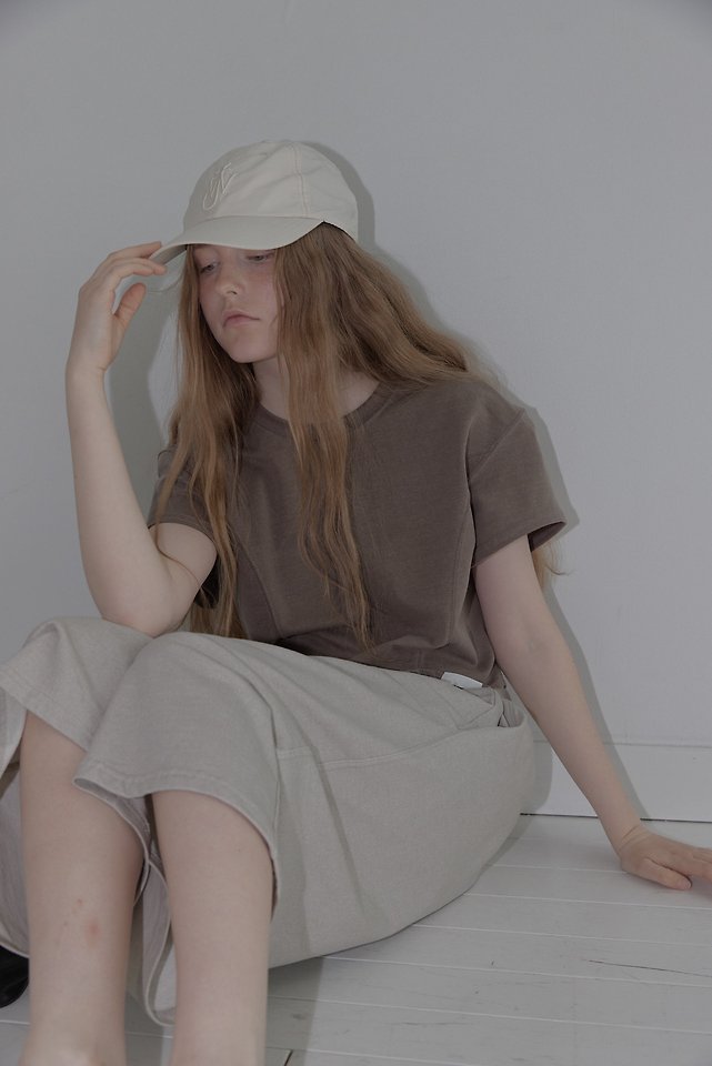 Uoov - Korean Women Fashion - #momslook - Lined Pad Tee - 2
