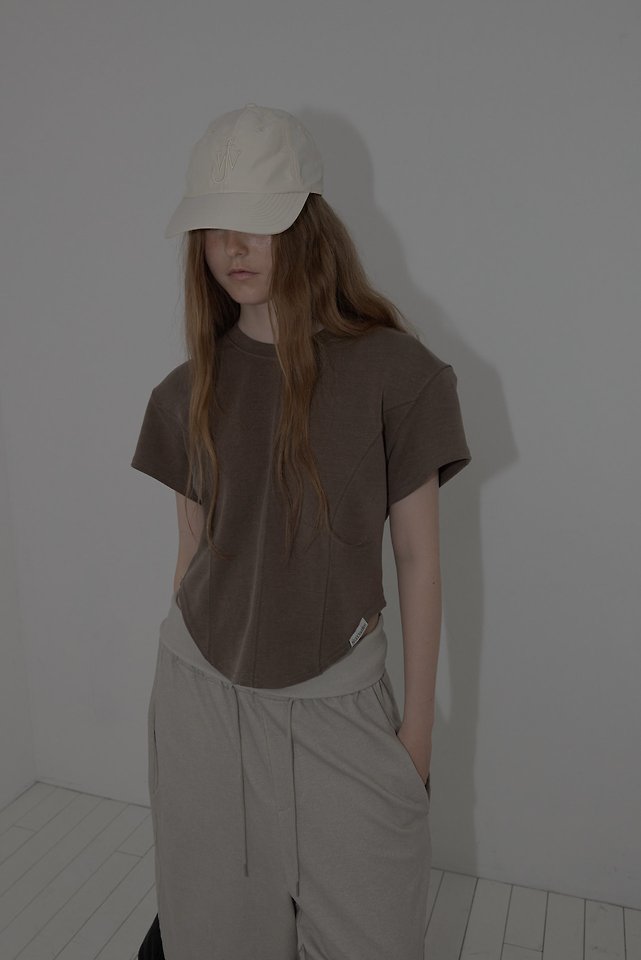 Uoov - Korean Women Fashion - #romanticstyle - Lined Pad Tee - 9