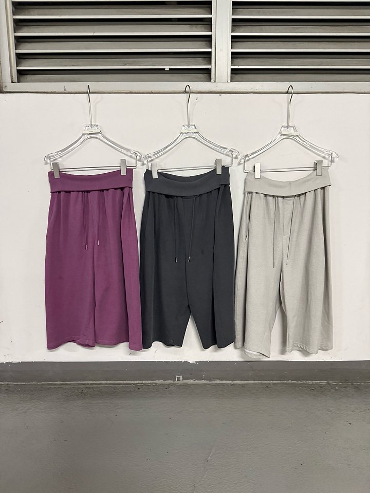 Uoov - Korean Women Fashion - #romanticstyle - Fold Bermuda Pants - 8
