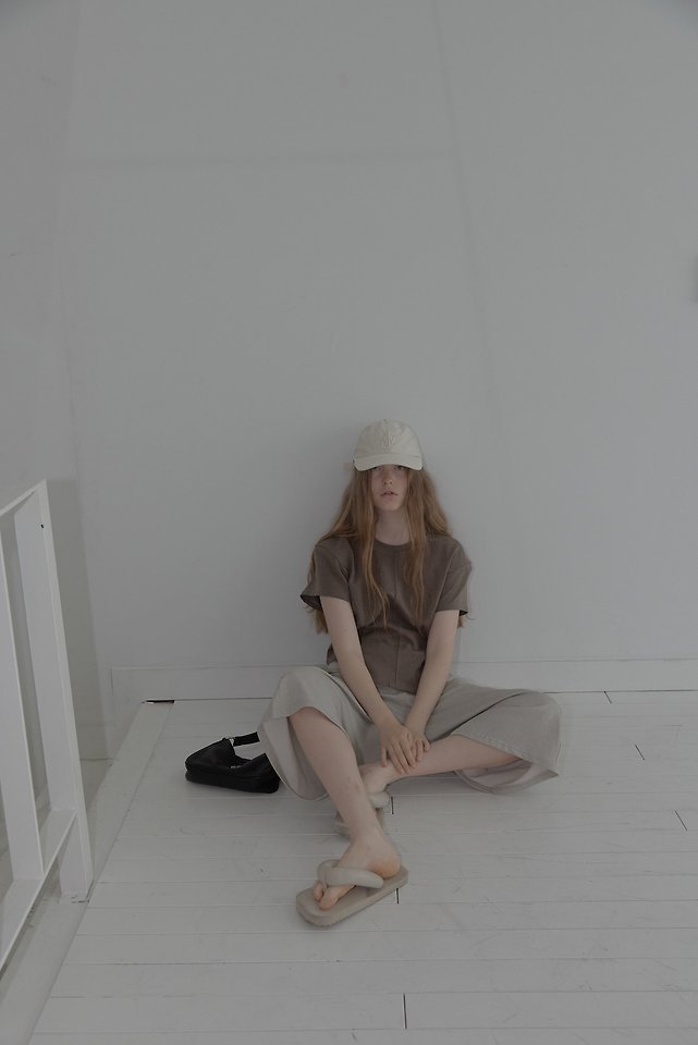 Uoov - Korean Women Fashion - #vintagekidsstyle - Lined Pad Tee - 6
