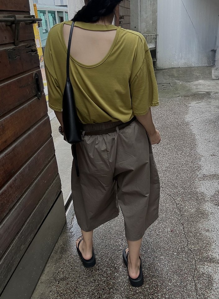 Uoov - Korean Women Fashion - #momslook - Choker Tee - 4