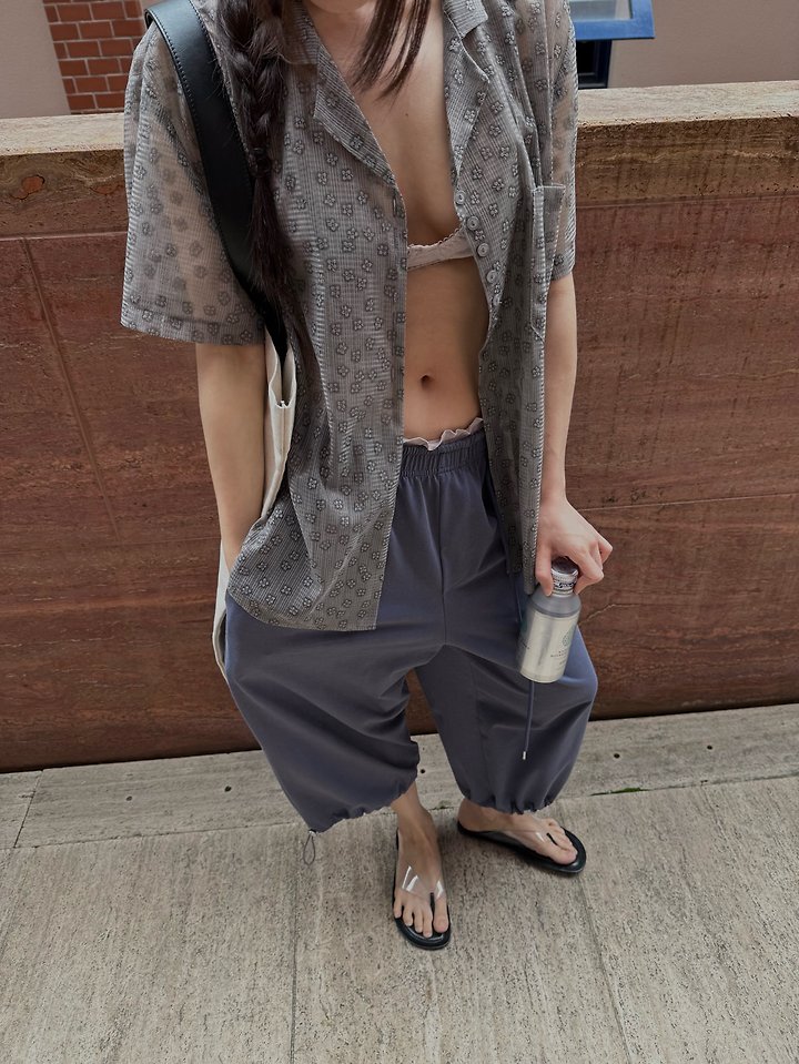 Uoov - Korean Women Fashion - #womensfashion - Bermuda Jogger Pants - 3