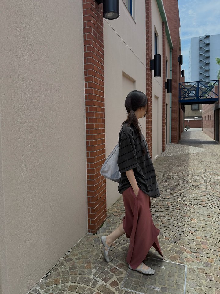 Uoov - Korean Women Fashion - #womensfashion - Zip Slit Skirt