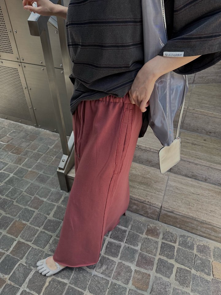 Uoov - Korean Women Fashion - #womensfashion - Zip Slit Skirt - 7