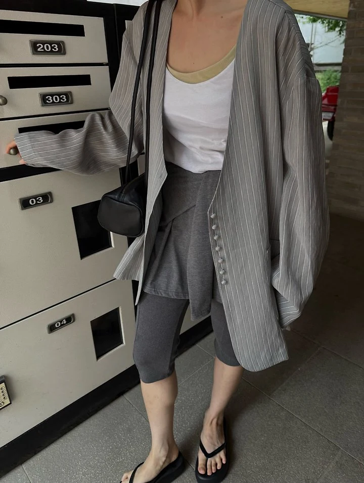 Uoov - Korean Women Fashion - #womensfashion - Lynn Oversized Jacket - 5