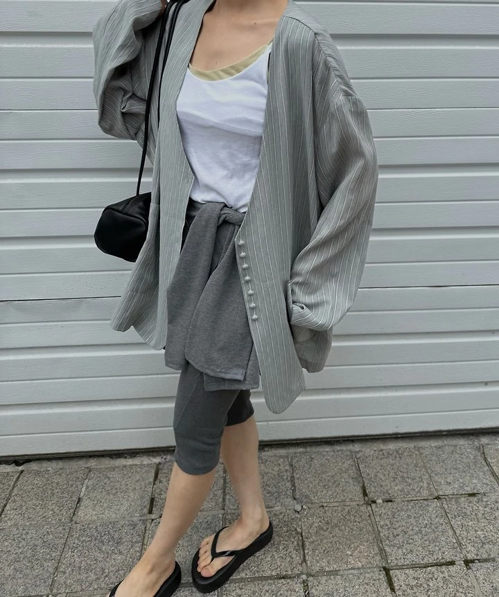 Uoov - Korean Women Fashion - #womensfashion - Lynn Oversized Jacket - 7