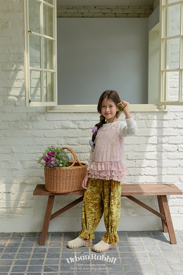 Urban Rabbit - Korean Children Fashion - #Kfashion4kids - Velvet Jogger Pants - 6