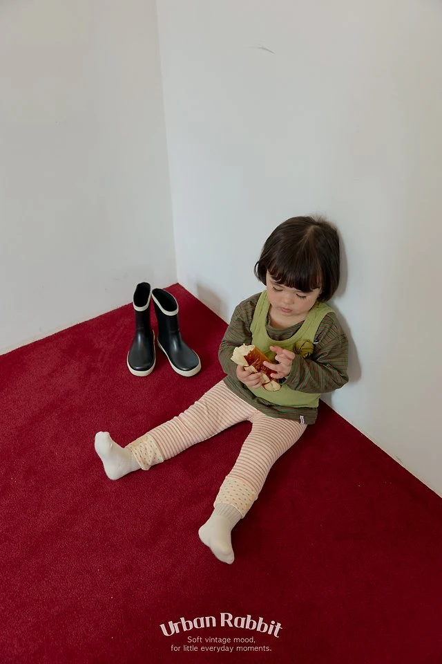 Urban Rabbit - Korean Children Fashion - #Kfashion4kids - High Teen Striped Long Tee - 11