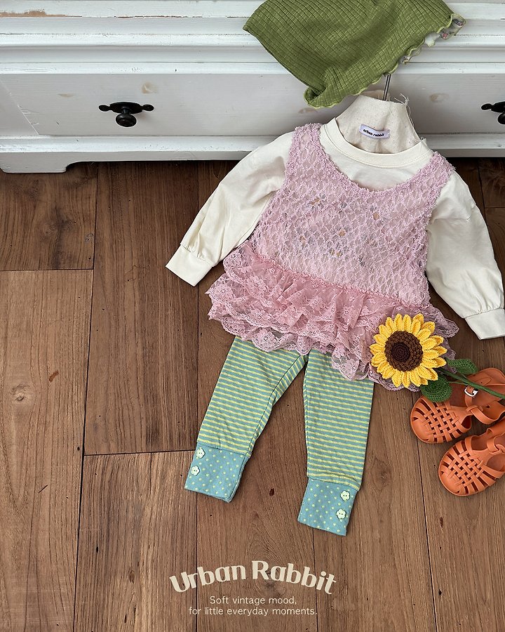 Urban Rabbit - Korean Children Fashion - #Kfashion4kids - Bloom Lace One-piece - 7