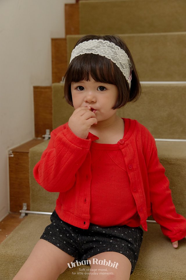 Urban Rabbit - Korean Children Fashion - #childofig - Melville Eyelet Sleeveless Top - 11