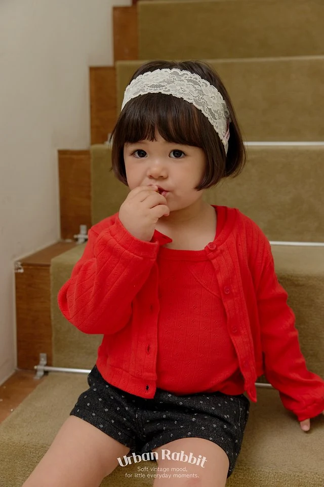 Urban Rabbit - Korean Children Fashion - #childrensboutique - Melville Eyelet Cardigan - 10
