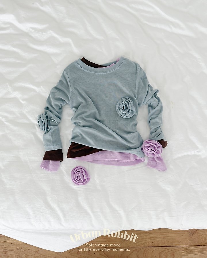 Urban Rabbit - Korean Children Fashion - #childofig - Rolled Rose Strap - 4