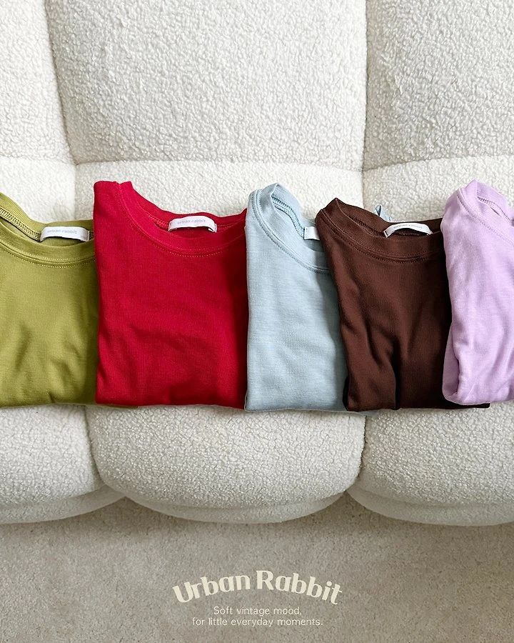 Urban Rabbit - Korean Children Fashion - #childrensboutique - Soft Slim Tee - 8