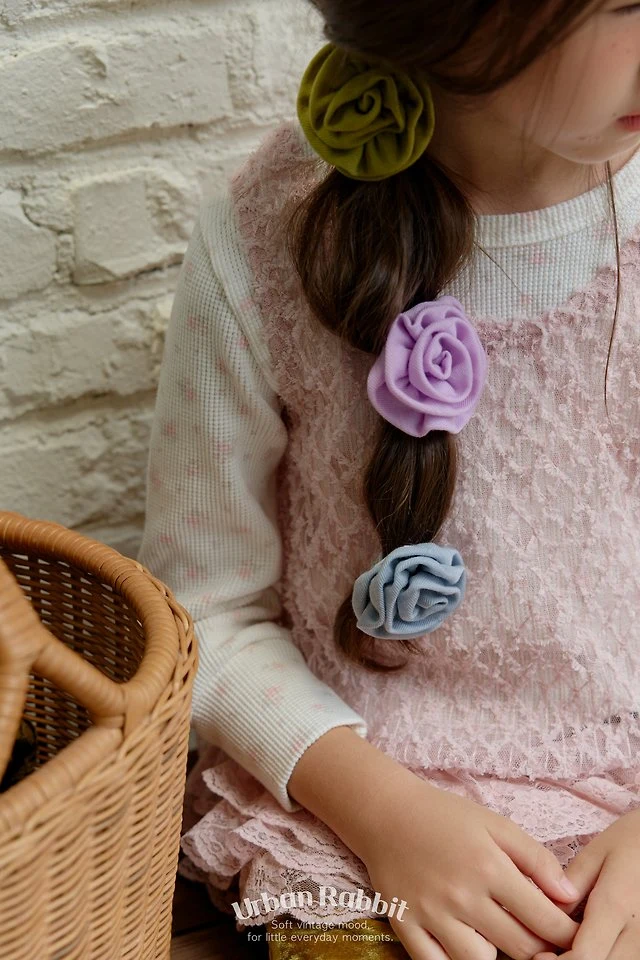 Urban Rabbit - Korean Children Fashion - #designkidswear - Flower Waffle Tee - 12