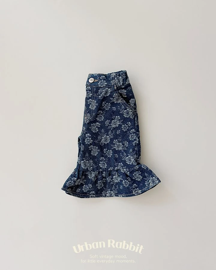Urban Rabbit - Korean Children Fashion - #discoveringself - Flower Frill Bermuda Pants - 5