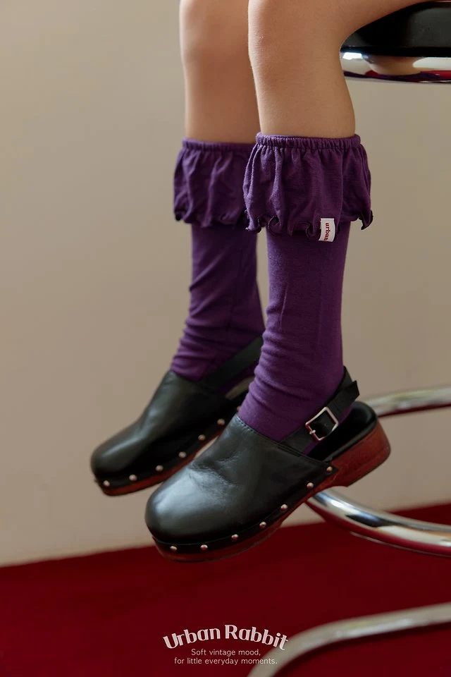 Urban Rabbit - Korean Children Fashion - #discoveringself - Frill Color Socks - 11