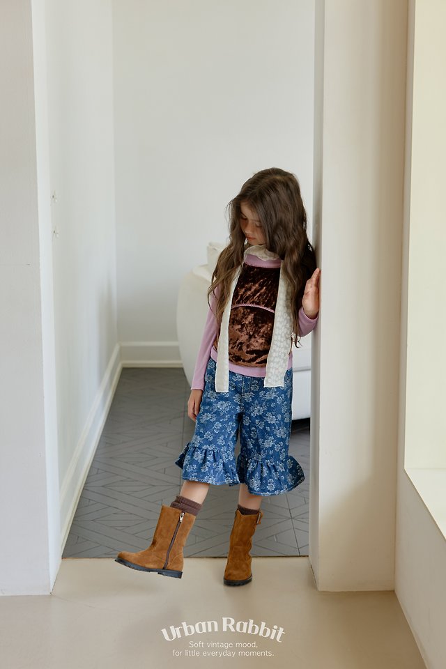 Urban Rabbit - Korean Children Fashion - #discoveringself - Velvet Puff Tee - 8