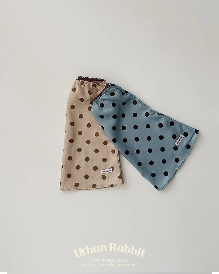 Urban Rabbit - Korean Children Fashion - #fashionkids - Dot Satin Skirt - 5