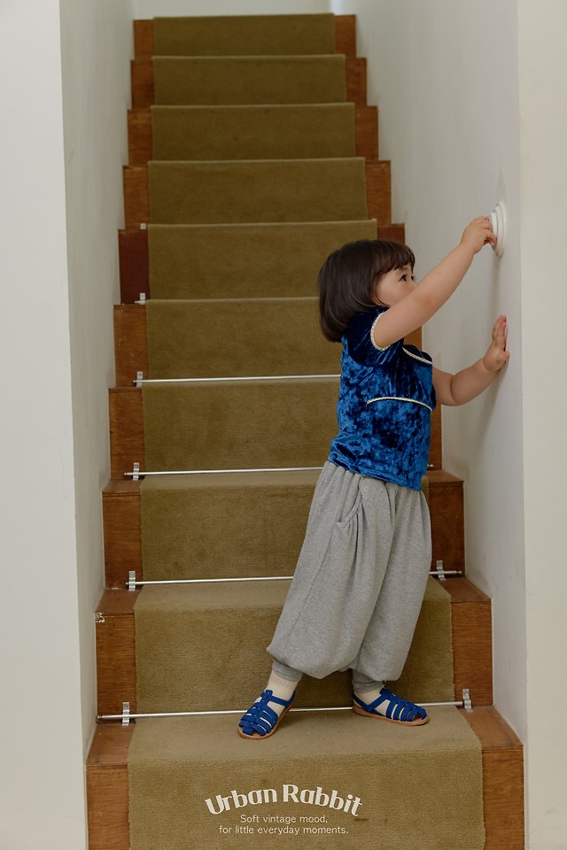 Urban Rabbit - Korean Children Fashion - #kidsshorts - Velvet Puff Tee - 10
