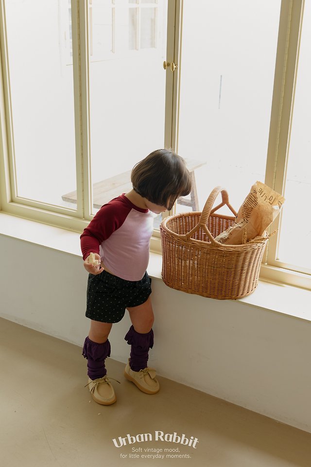 Urban Rabbit - Korean Children Fashion - #kidsstore - Contrast Raglan Tee - 8