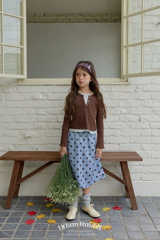 Urban Rabbit - Korean Children Fashion - #littlefashionista - Dot Satin Skirt - 10