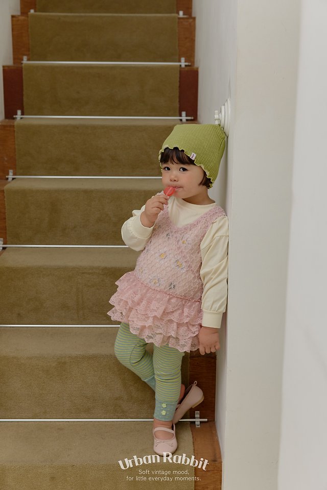 Urban Rabbit - Korean Children Fashion - #littlefashionista - Bloom Lace One-piece - 8