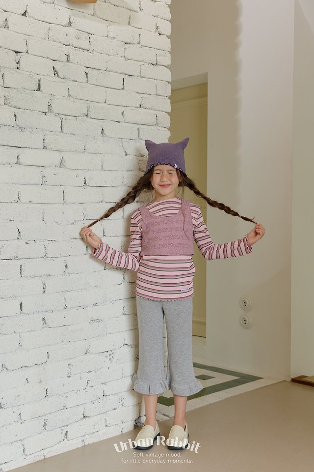 Urban Rabbit - Korean Children Fashion - #magicofchildhood - Frill Capri Pants - 7