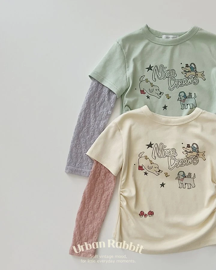 Urban Rabbit - Korean Children Fashion - #magicofchildhood - Dream Layered Tee - 5