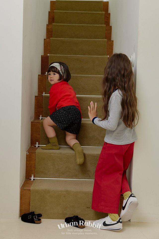 Urban Rabbit - Korean Children Fashion - #magicofchildhood - Color Wide Stretch Pants - 8