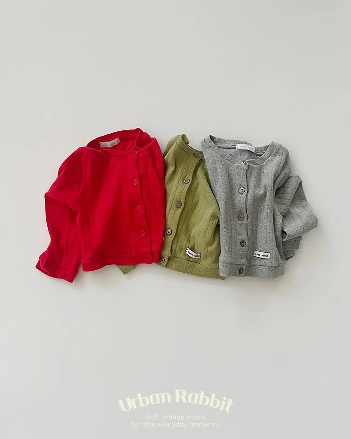 Urban Rabbit - Korean Children Fashion - #magicofchildhood - Melville Eyelet Cardigan - 4