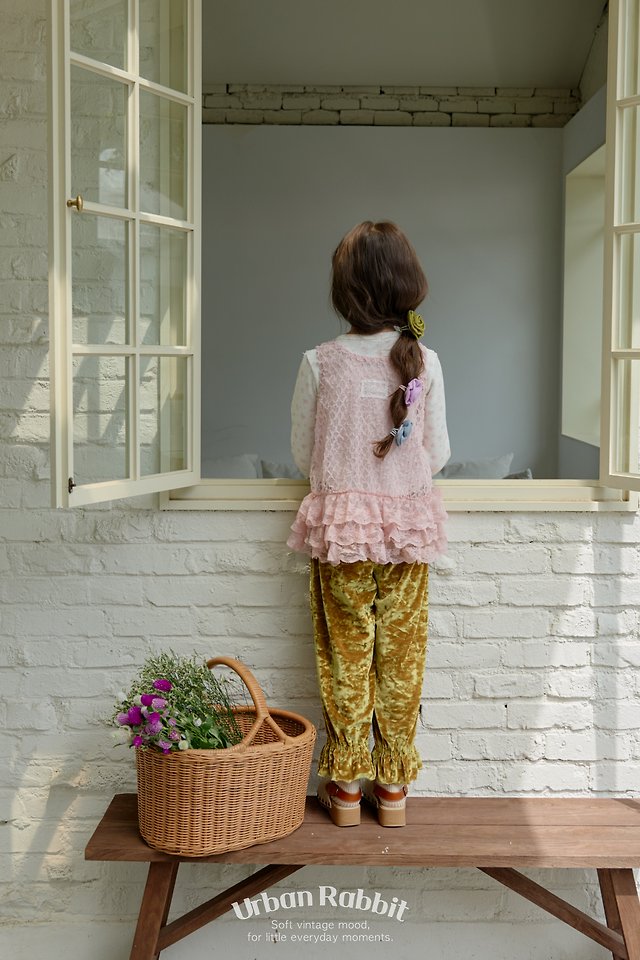 Urban Rabbit - Korean Children Fashion - #minifashionista - Velvet Jogger Pants - 9